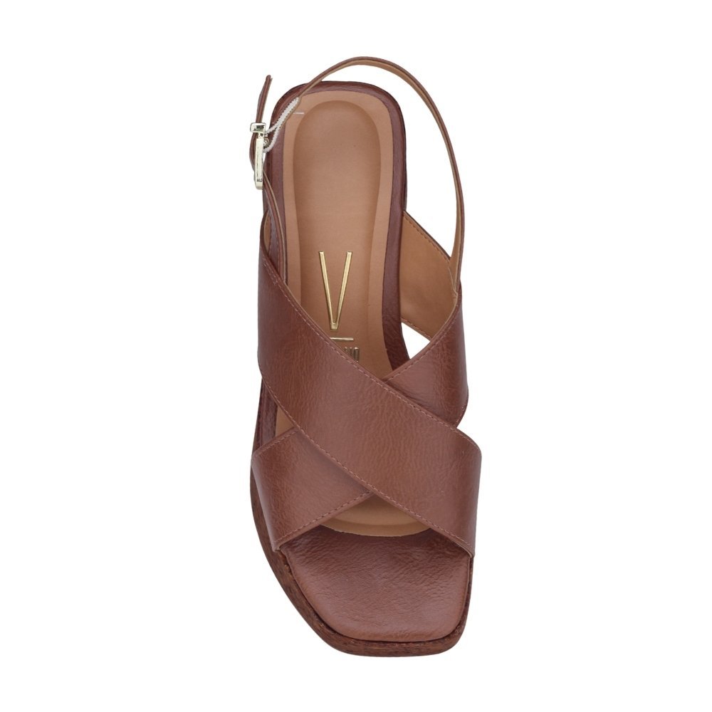 Sandália Feminina Vizzano Salto Plataforma Marrom 3
