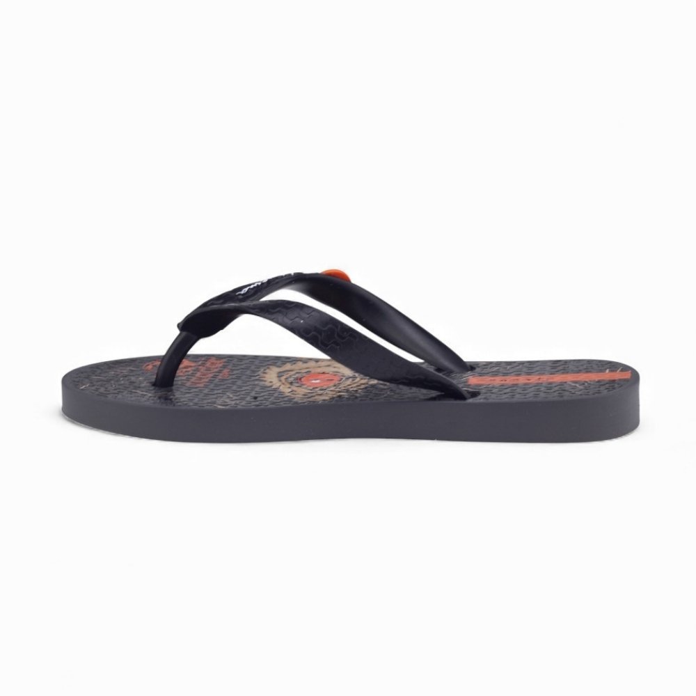 Chinelo Infantil Ipanema Jurassic Park Preto/Laranja 2
