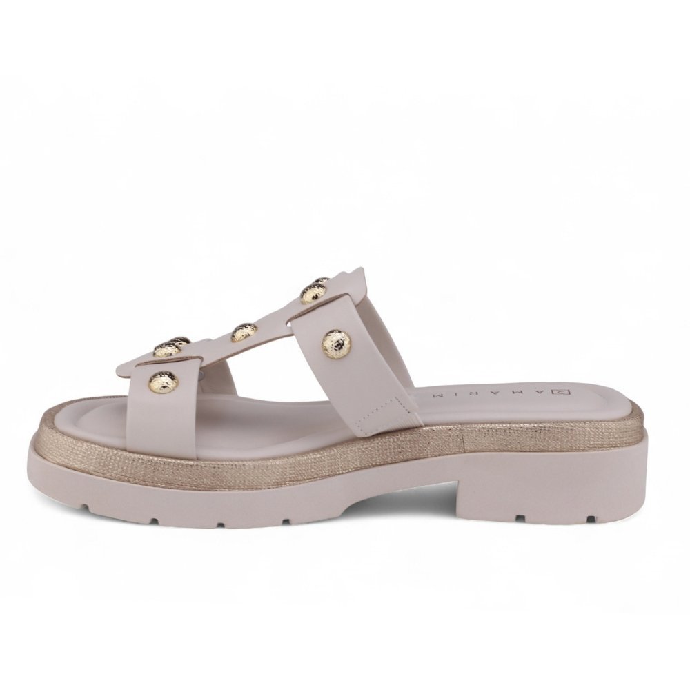 Tamanco Feminino Ramarim Napa Bless 25-40203 Casual Creme 2