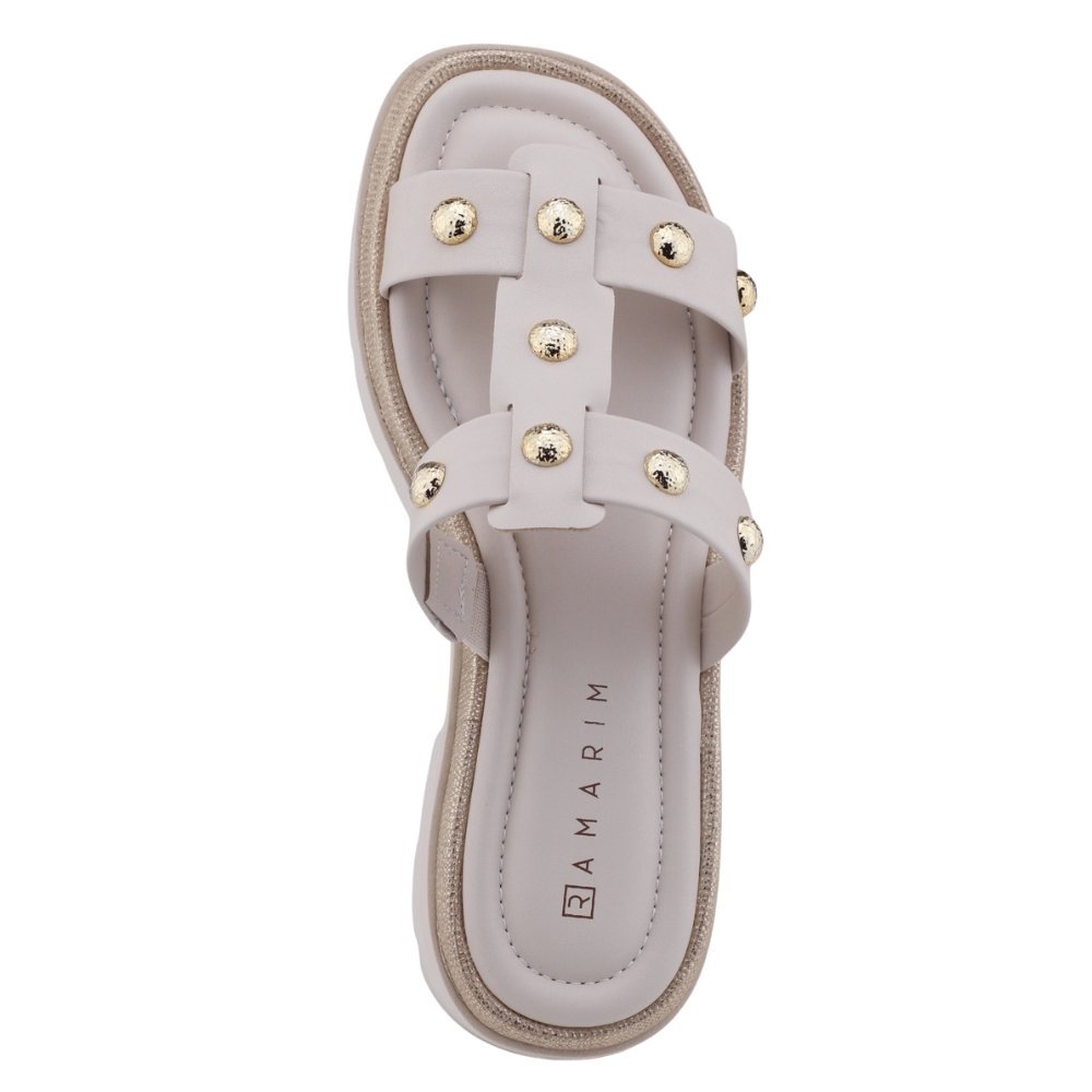 Tamanco Feminino Ramarim Napa Bless 25-40203 Casual Creme 3