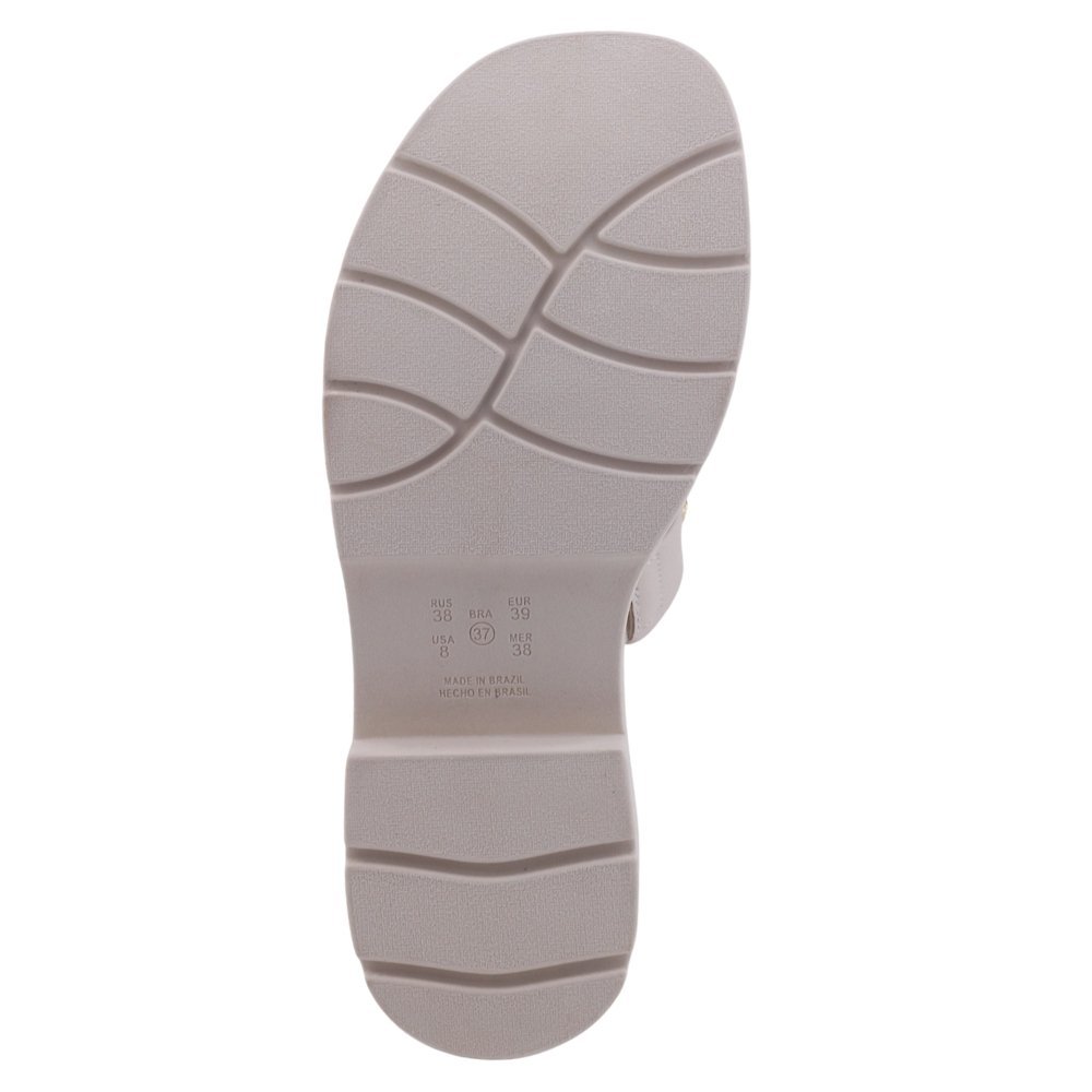 Tamanco Feminino Ramarim Napa Bless 25-40203 Casual Creme 4
