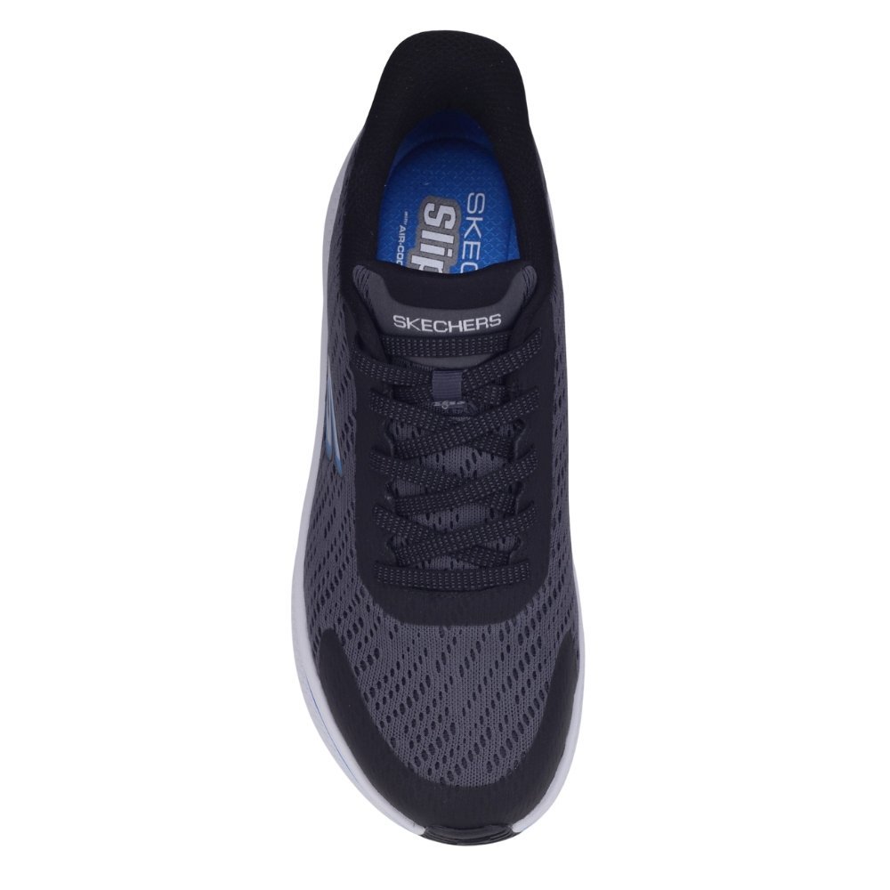 Tenis Masculino Skechers Go Run Consiste 220880 Esportivo Cinza/Preto 3