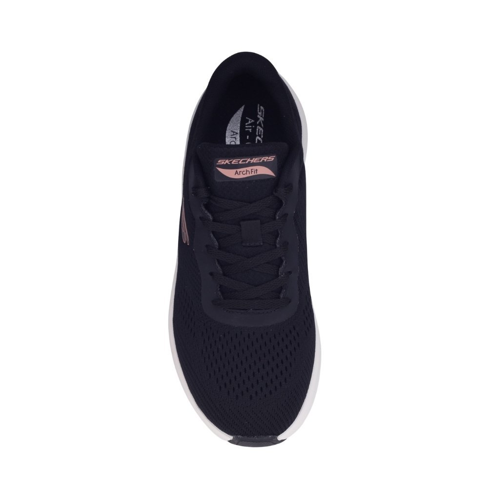 Tênis Feminino Skechers Arch Fit 2.0 150051BR/LGMT cadarço Preto 3