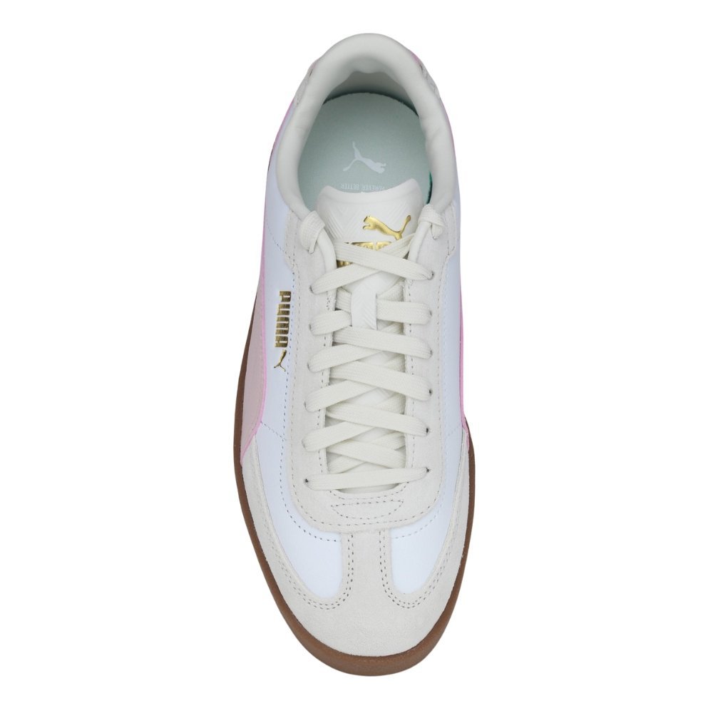 Tênis Feminino Puma Club II Era 397447 Casual Branco/Rosa 3