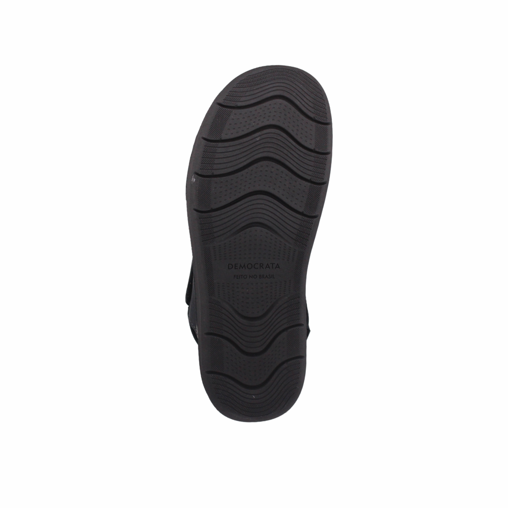 Sandalia Masculino Democrata Casual Preto 4