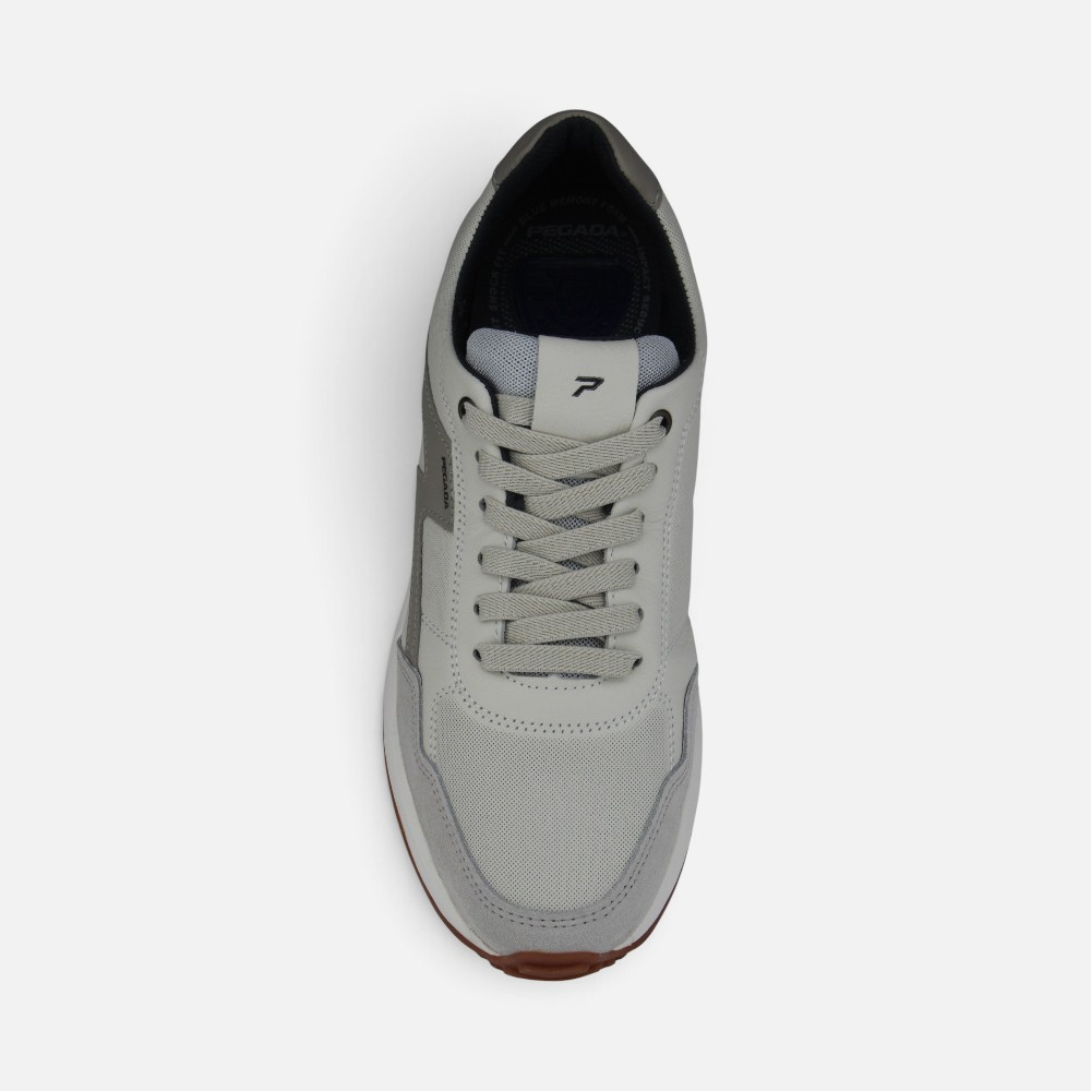 Sapatênis Masculino Pegada Casual Cinza 3