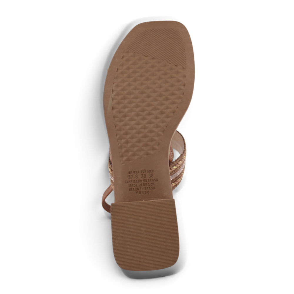 Sandália Feminina Dakota Casual Caramelo 4