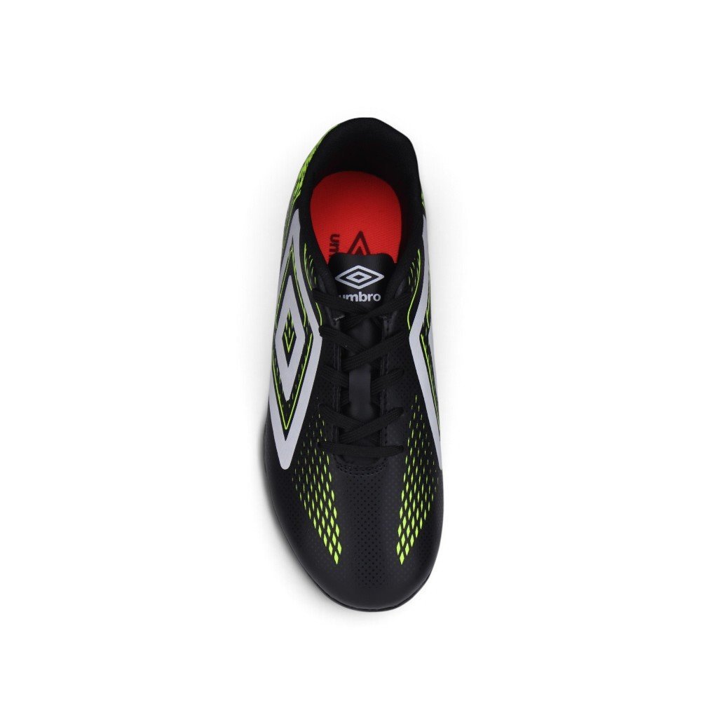 Chuteira Masculina Umbro Fast II JR Esportivo Preto/Limão 3