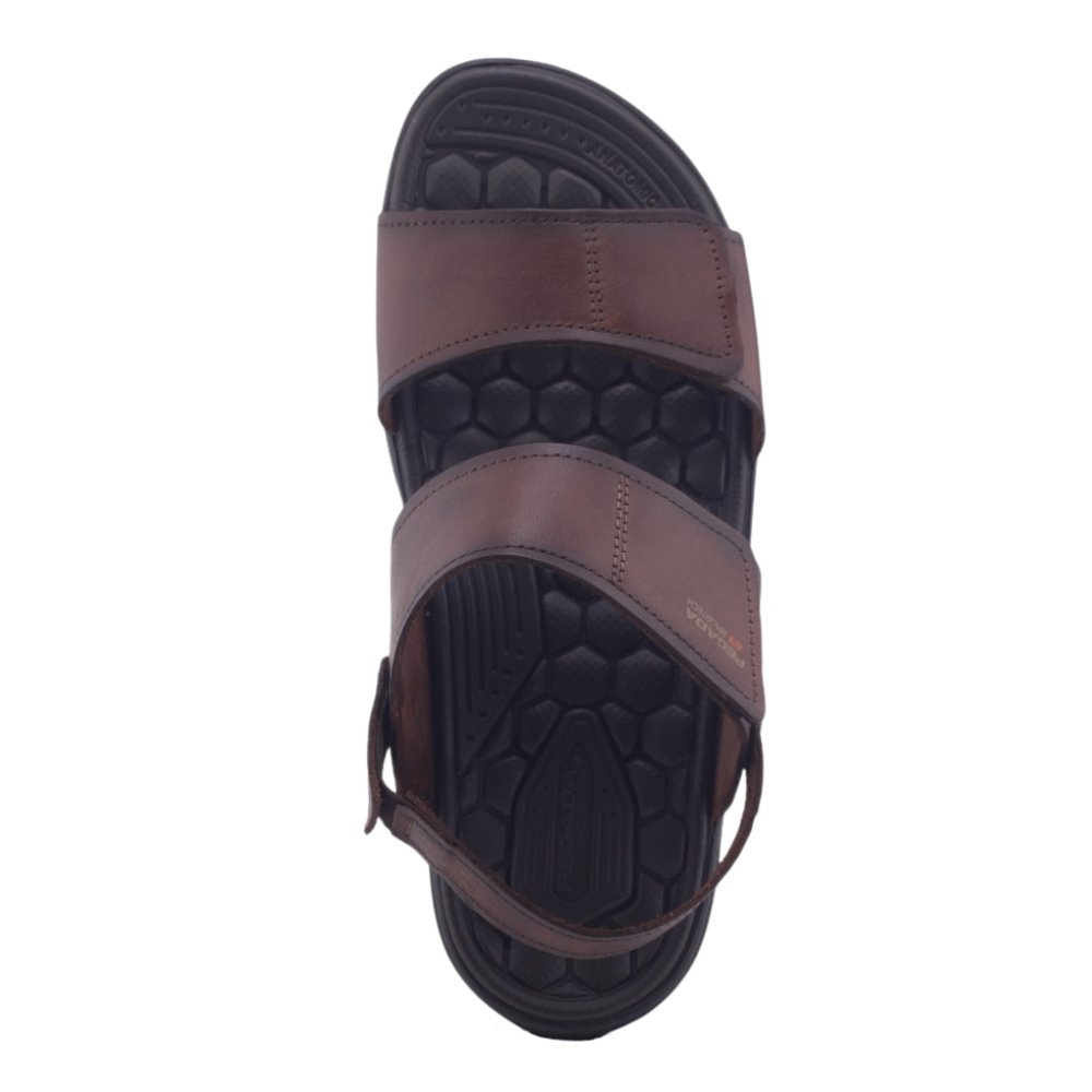 Sandália Masculina Pegada 133303 Couro Anilina Pinhão 3