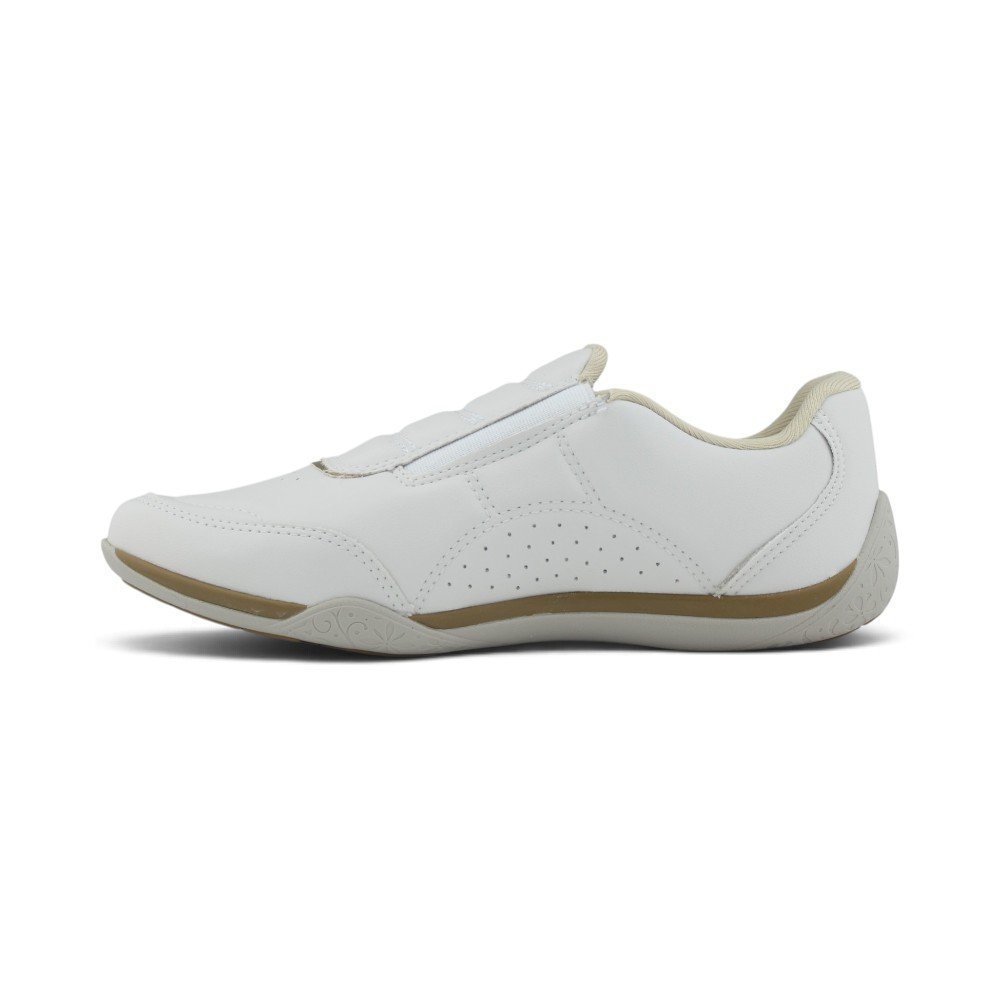 Tênis Feminino Kolosh Casual Branco/Dourado 2