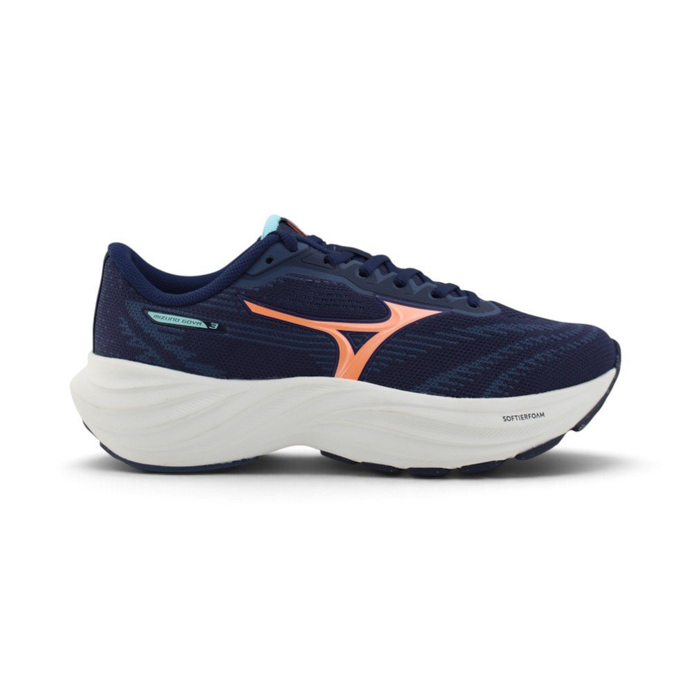 Tênis Feminino Mizuno Esportivo Marinho/Laranja 4