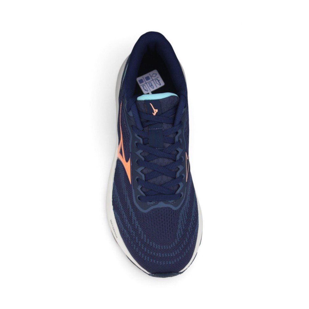 Tênis Feminino Mizuno Esportivo Marinho/Laranja 2