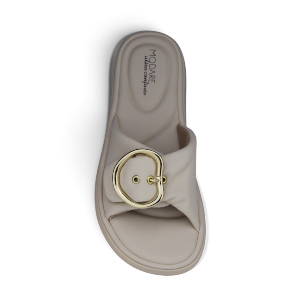 Chinelo Feminino Modare Casual Creme 3