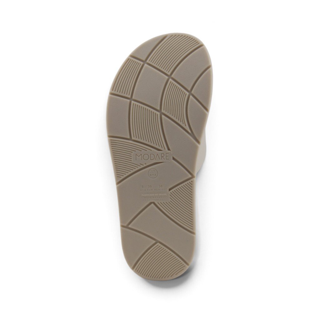 Chinelo Feminino Modare Casual Creme 4