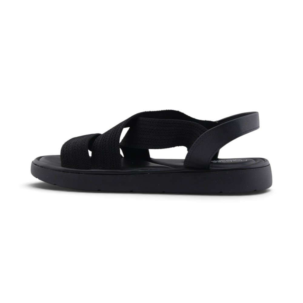 Sandália Feminina Modare Ultraconforto Elástica Preto 2