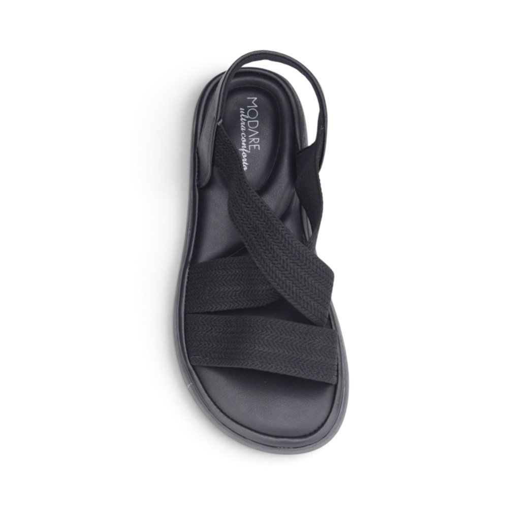 Sandália Feminina Modare Ultraconforto Elástica Preto 3