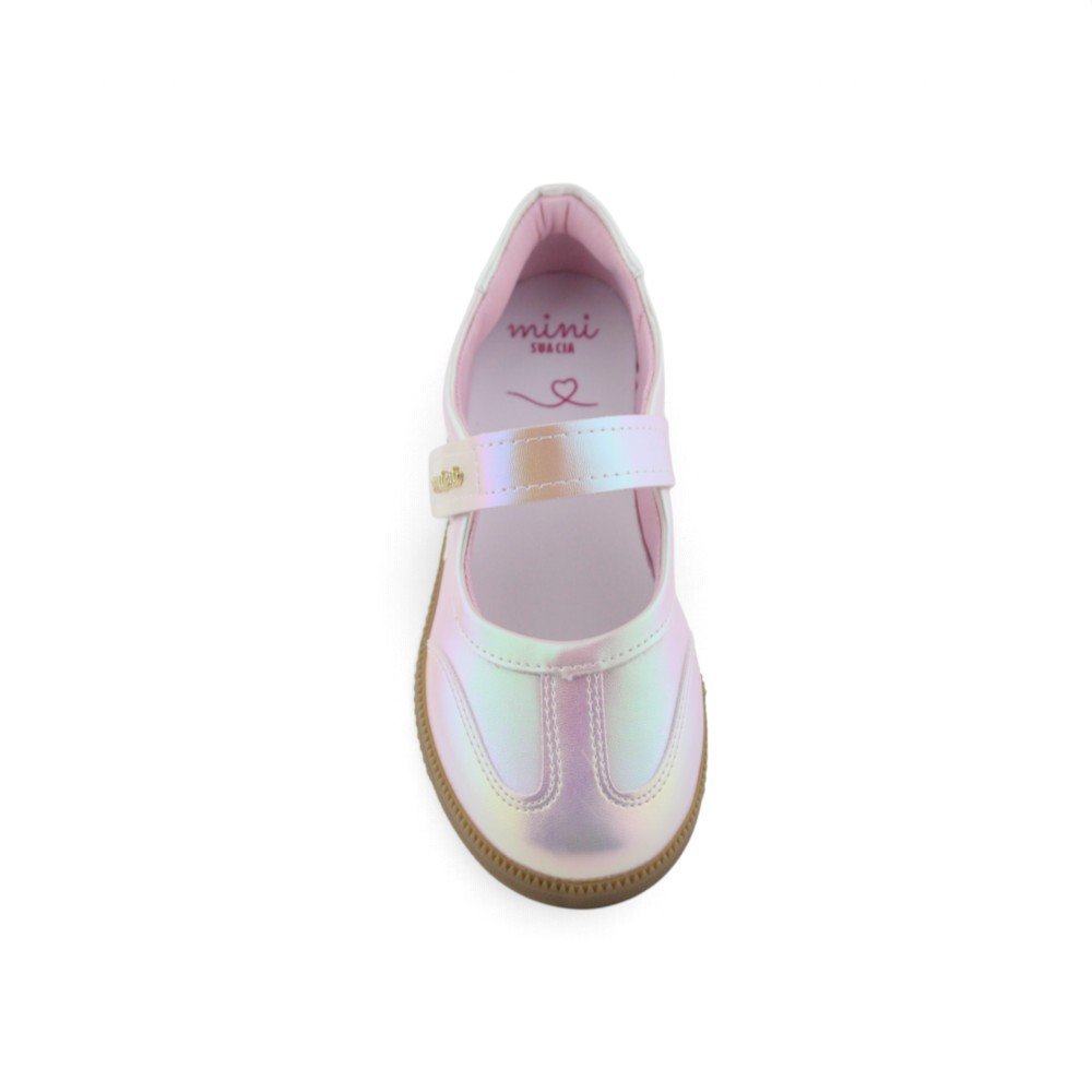 Sapatênis Feminino Mini Sua Cia Casual Rosa Perolado 3