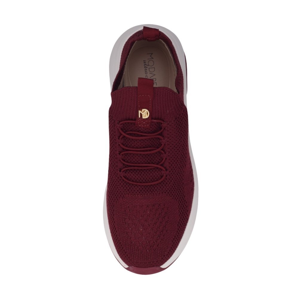 Tênis Feminino Casual Modare Bordô 3