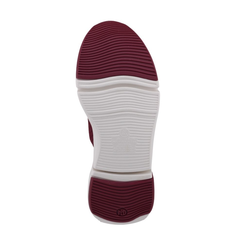 Tênis Feminino Casual Modare Bordô 4