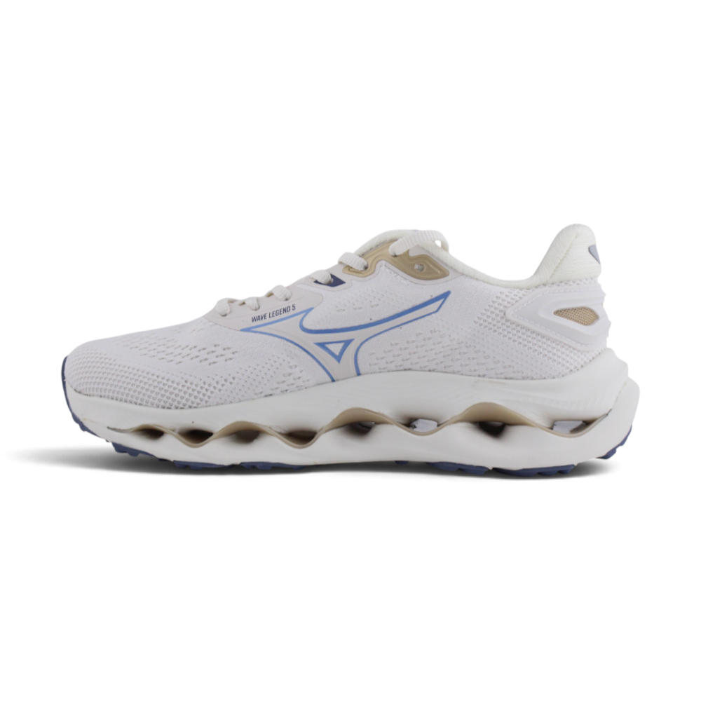 Tênis Feminino Mizuno Esportivo Areia/Azul 2