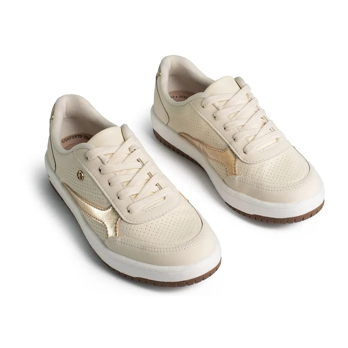 Tênis Kolosh C4182: O Equilíbrio Entre Conforto e Estilo Casual Cream 4