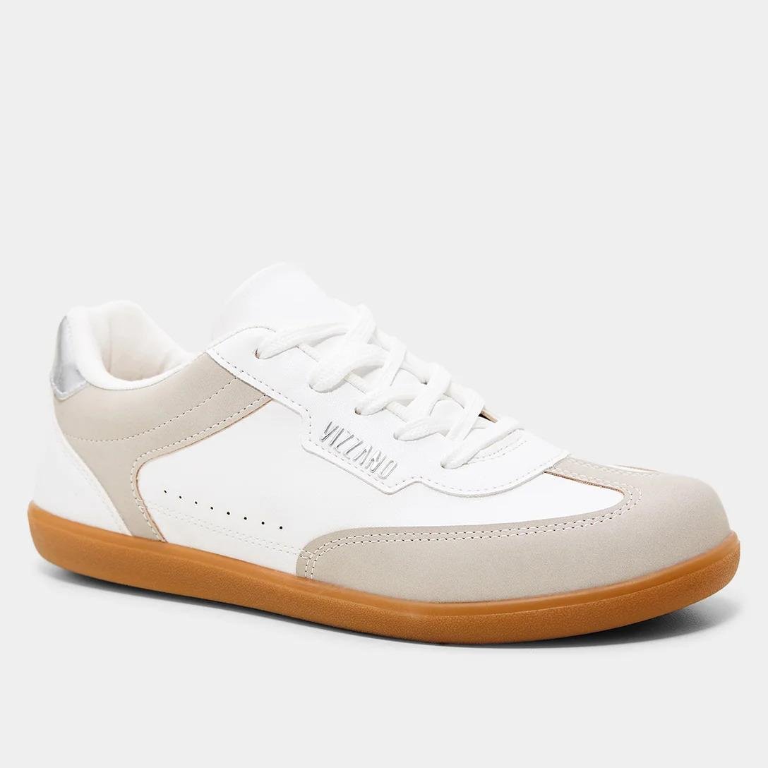 TENIS VIZZANO CASUAL REF:1430.119 Branco/Cinza 2