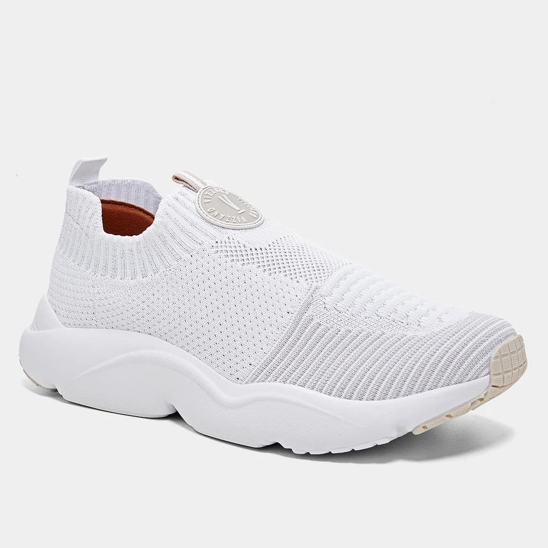 TENIS VIZZANO SLIP ON REF:1440.105 Branco/Cinza 2
