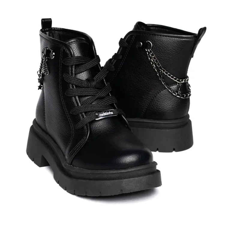 Bota Infantil Feminina Molekinha com Laço ? Ref: 2182.120 Preto 2