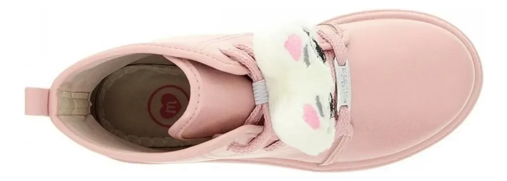 Botinha Bebê Feminina Molekinha Babys com Laço ? Ref: 2164.143 Rosa 2