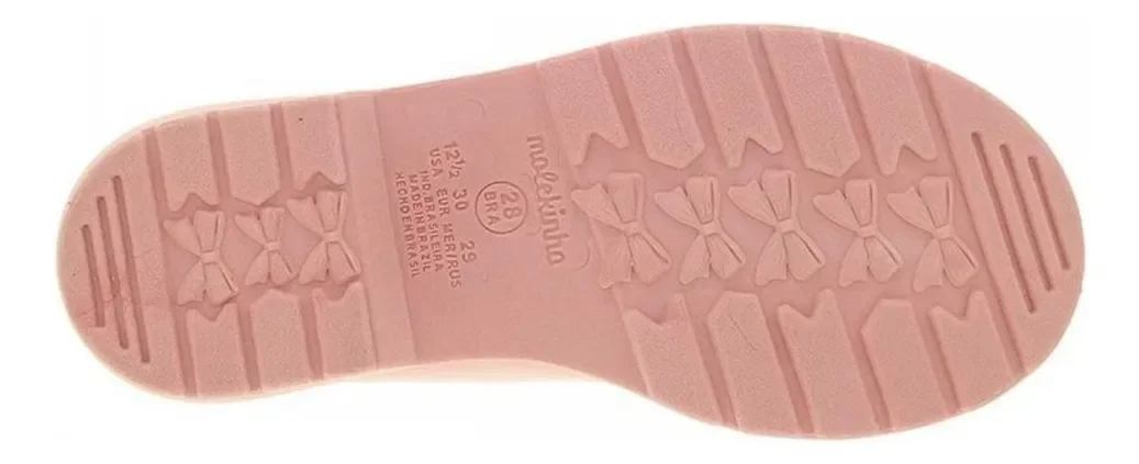 Botinha Bebê Feminina Molekinha Babys com Laço ? Ref: 2164.143 Rosa 3