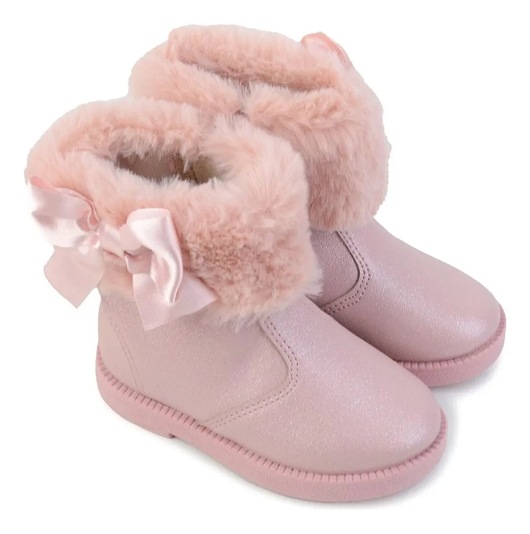 Bota Infantil Feminina Molekinha Fashion Conforto ? Ref: 2184.106 Rosa 2