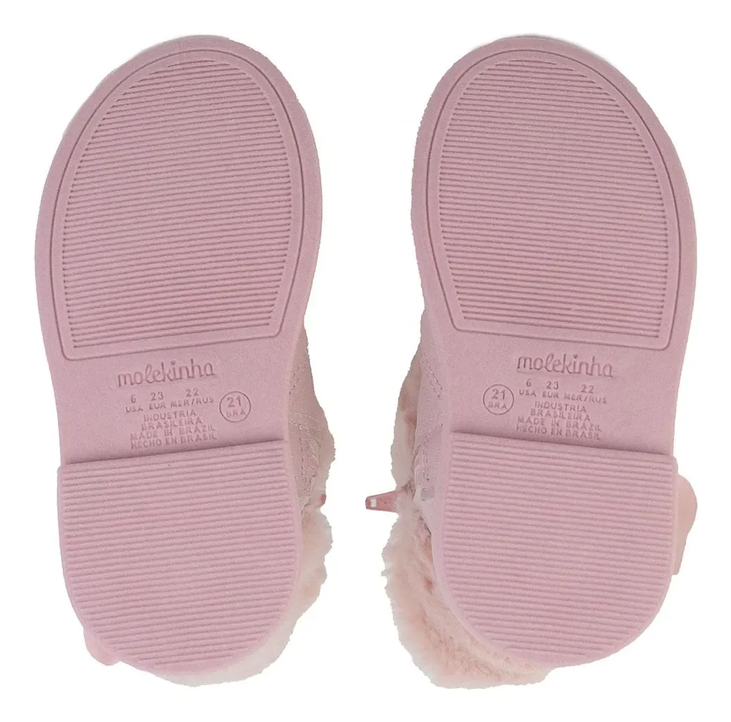Bota Infantil Feminina Molekinha Fashion Conforto ? Ref: 2184.106 Rosa 4