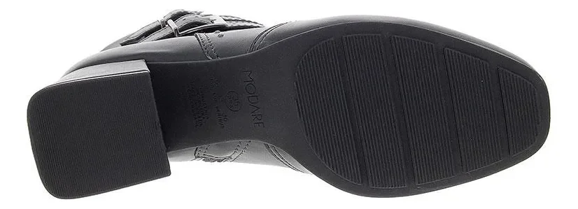 Bota Feminina Modare Ultraconforto Cano Curto ? Ref: 7082.108 Preto 2