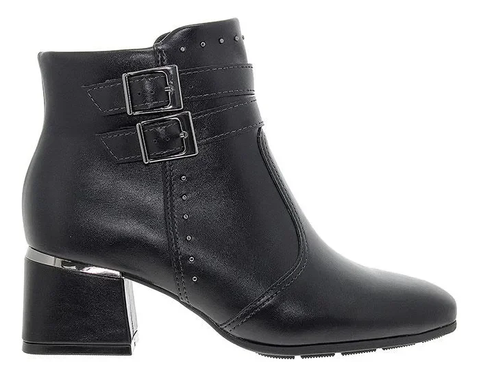 Bota Feminina Modare Ultraconforto Cano Curto ? Ref: 7082.108 Preto 3