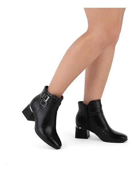 Bota Feminina Modare Ultraconforto Cano Curto ? Ref: 7082.108 Preto 4
