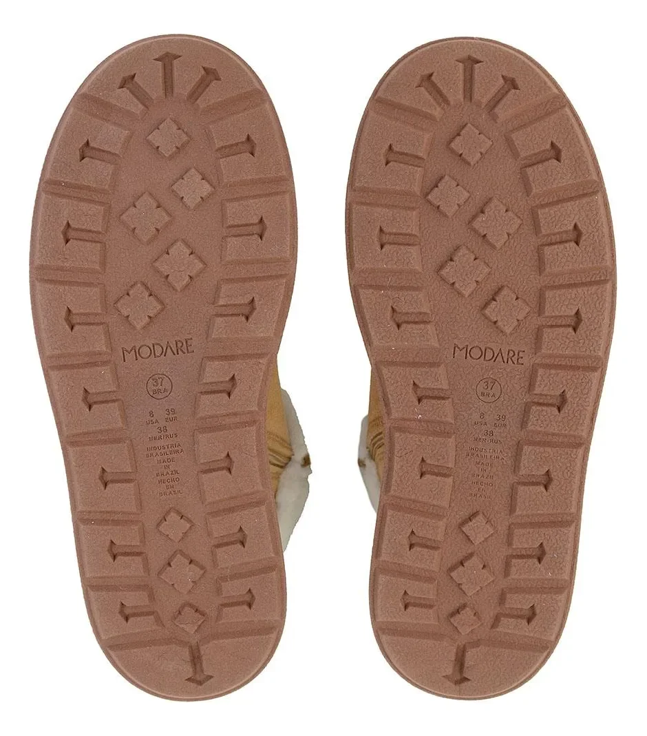 Bota Feminina Modare Ultraconforto Dia a Dia ? Ref: 7088.102 Caramelo 4