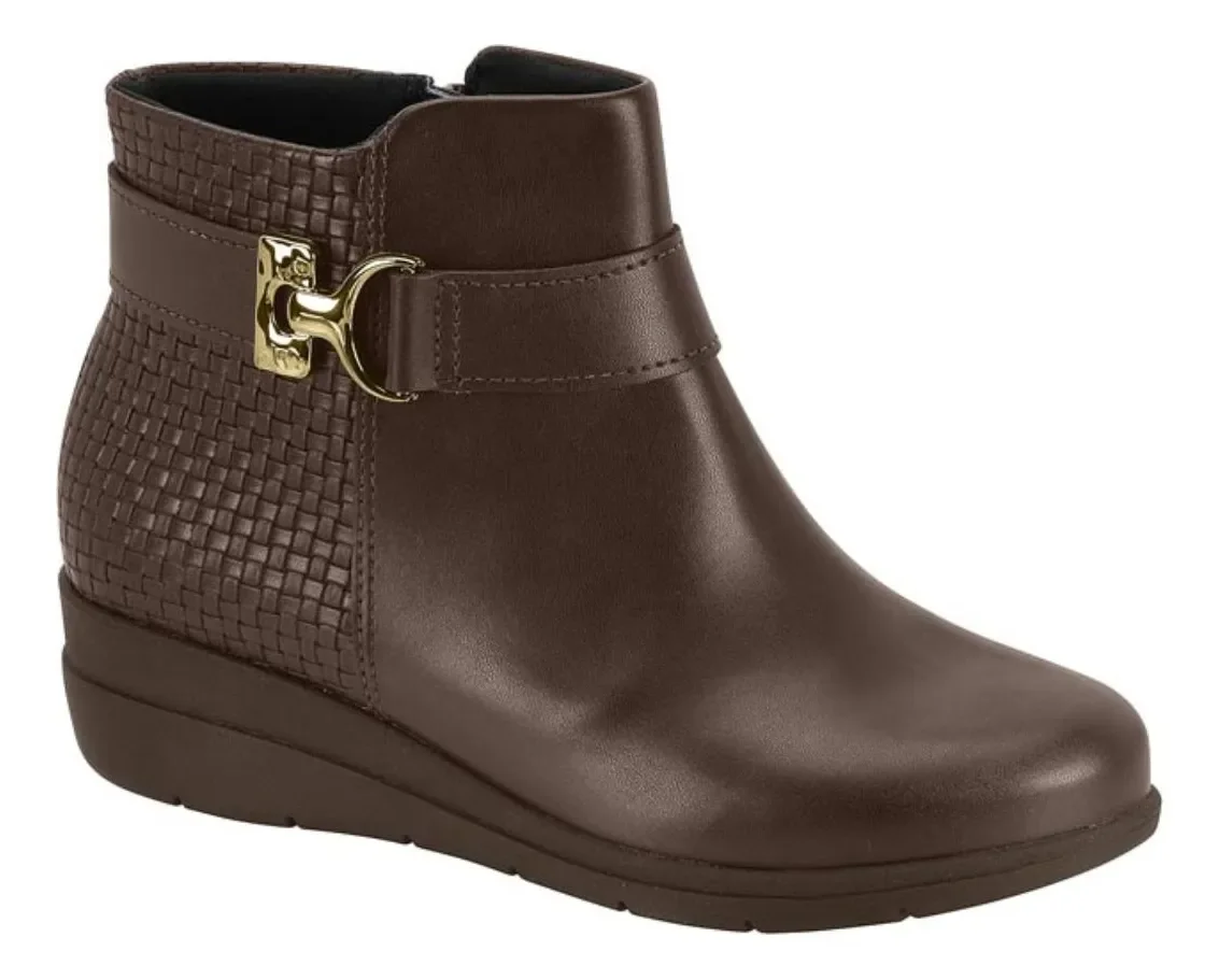 Bota Feminina Modare Ultraconforto Anabela ? Ref: 7085.104