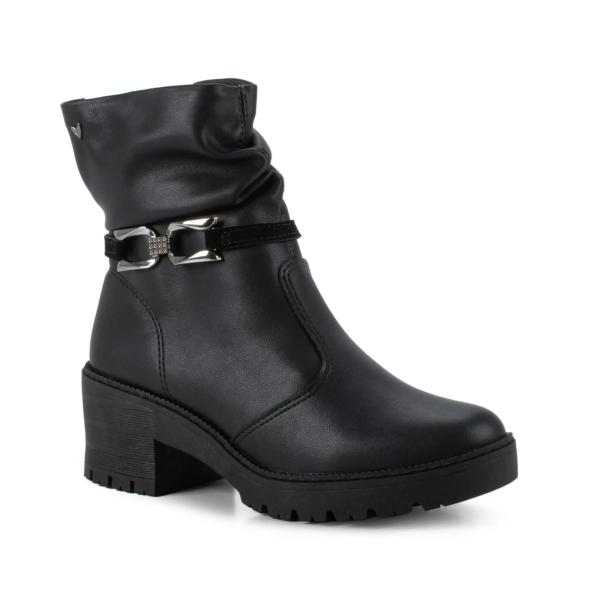 Bota Feminina Mississipi Aranni Salto Bloco Original - REF: J0772