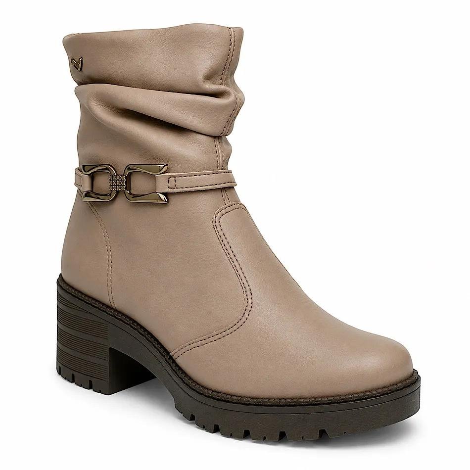 Bota Feminina Mississipi Aranni Salto Bloco Original - REF: J0772