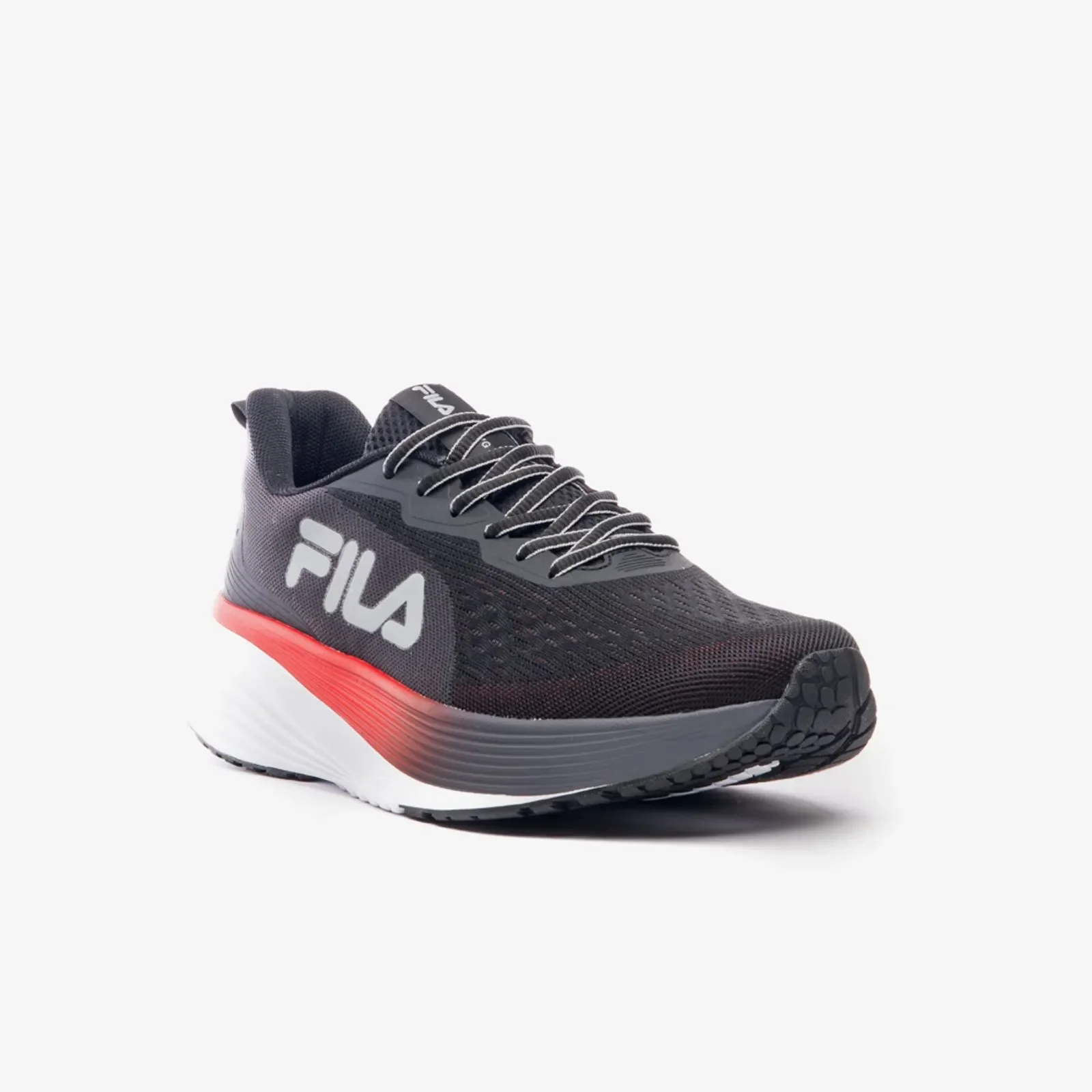 Tênis Masculino Fila Agile Esportivo Corrida Original - REF: F01R00208 Preto/Vermelho 3