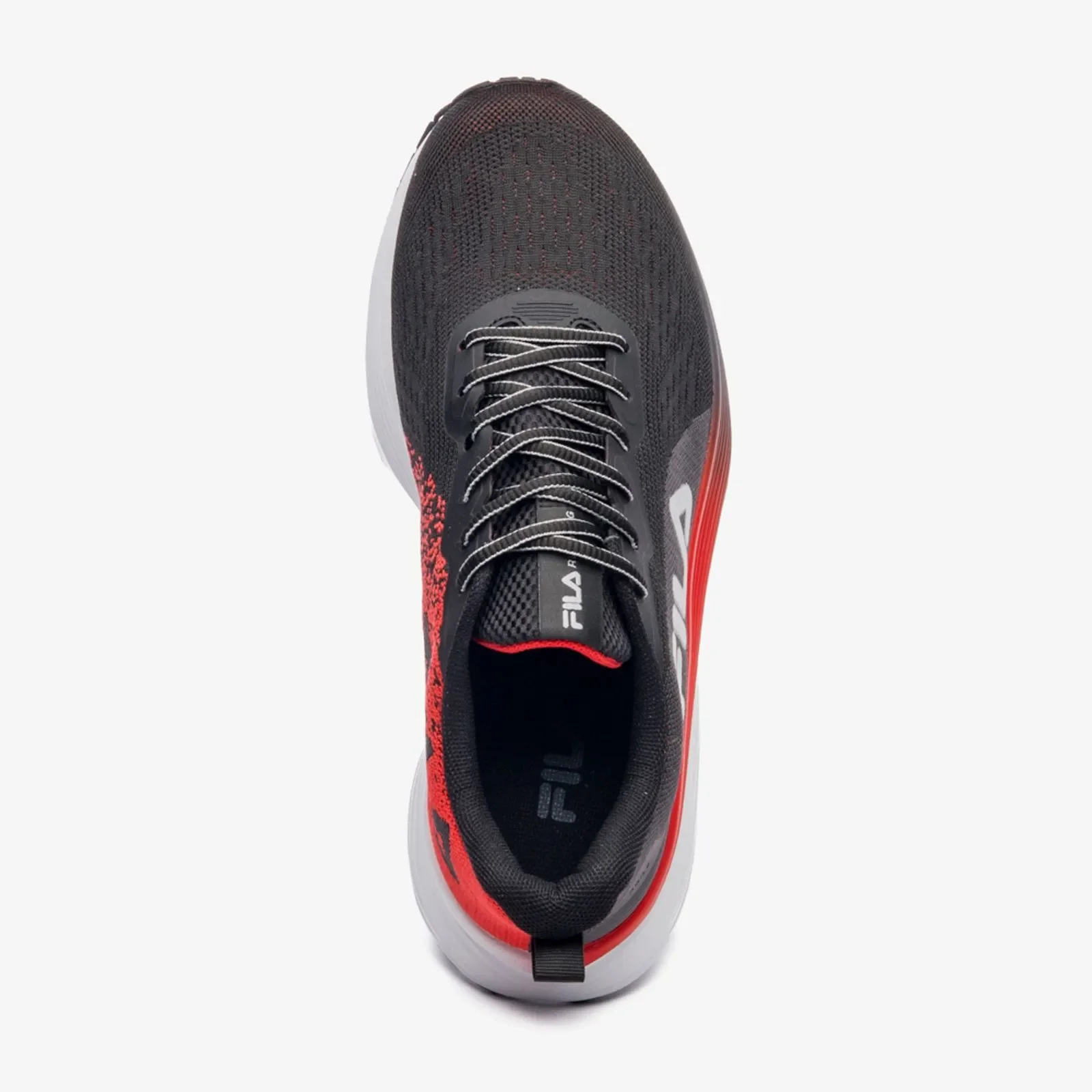 Tênis Masculino Fila Agile Esportivo Corrida Original - REF: F01R00208 Preto/Vermelho 4