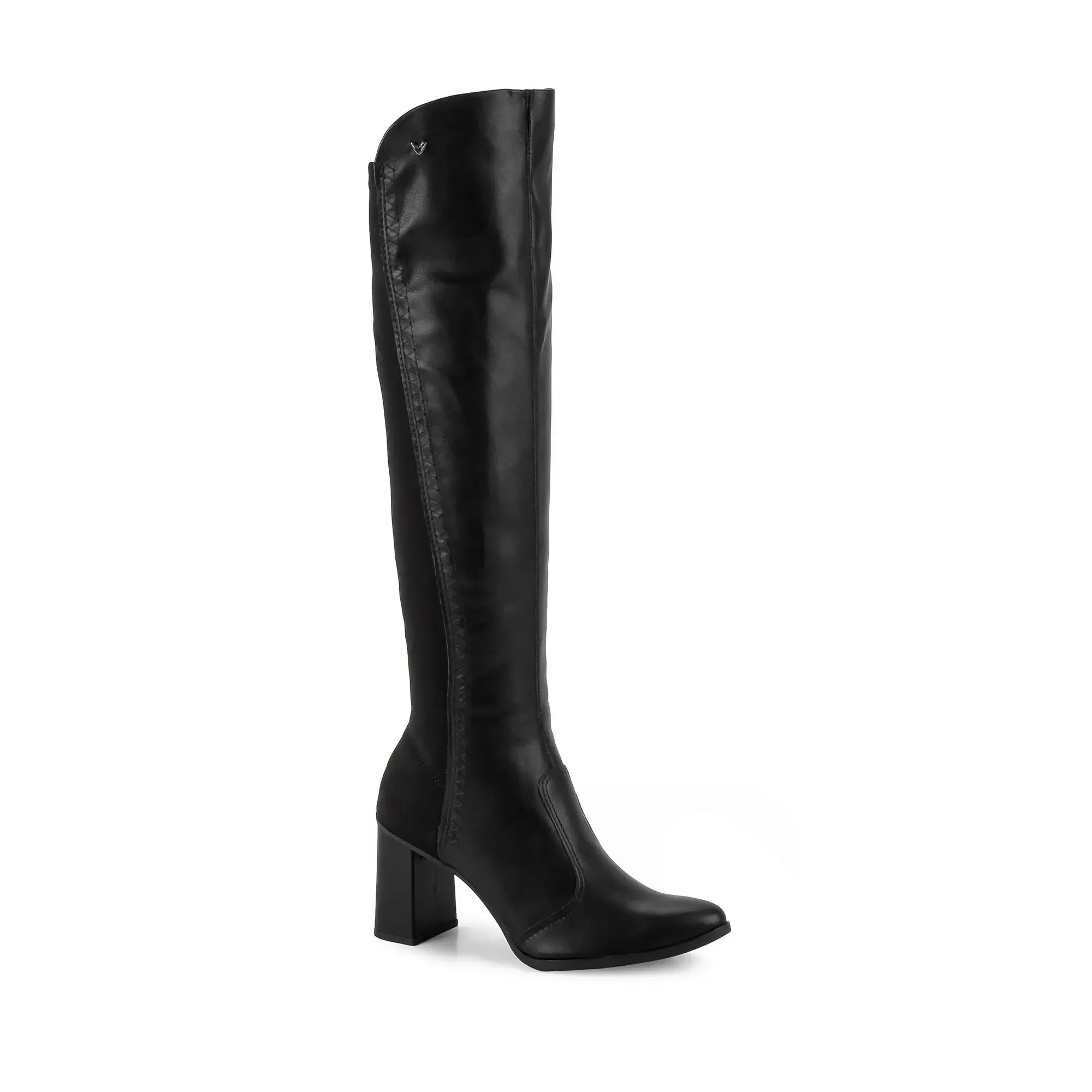 Bota Feminina Mississipi Over The Knee Cano Longo Salto Bloco Original - REF: J0842