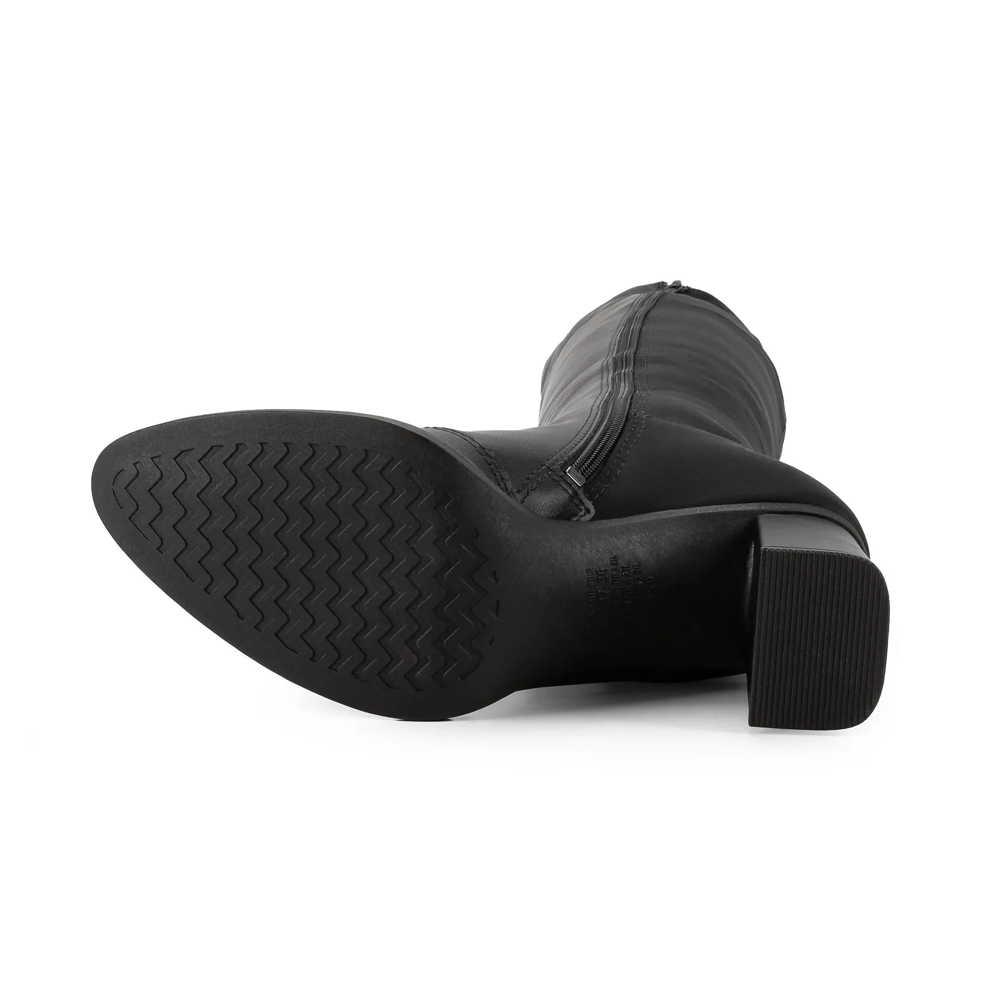 Bota Feminina Mississipi Over The Knee Cano Longo Salto Bloco Original - REF: J0842 Preto 4
