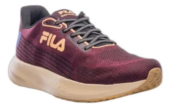 Tênis Fila Endurance Corrida Caminhada Original - REF: F02R00203 Vinho 3