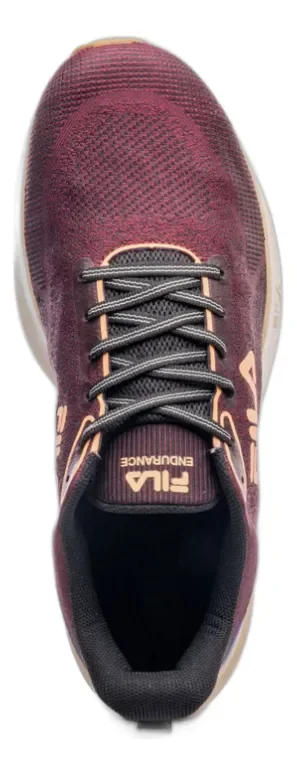 Tênis Fila Endurance Corrida Caminhada Original - REF: F02R00203 Vinho 4