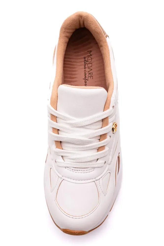 Tênis Feminino Modare Ultraconforto Slip On - REF: 7414.102 Branco 4