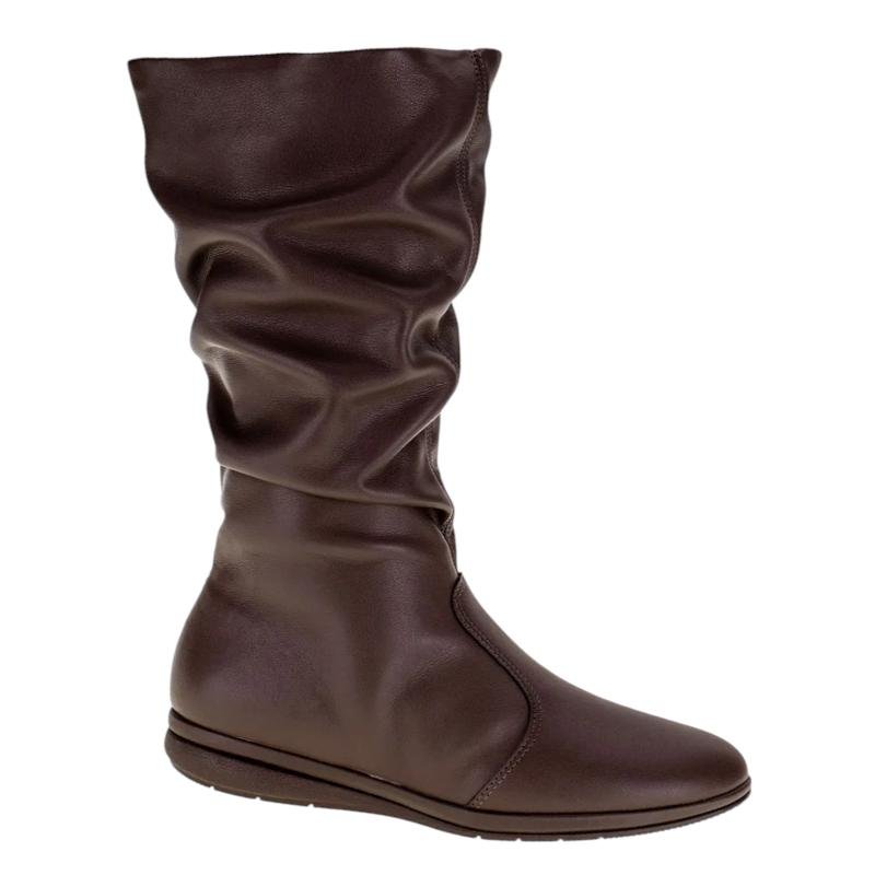 Bota Feminina Piccadilly Stretch Anabela - REF: 261025 Marrom 2