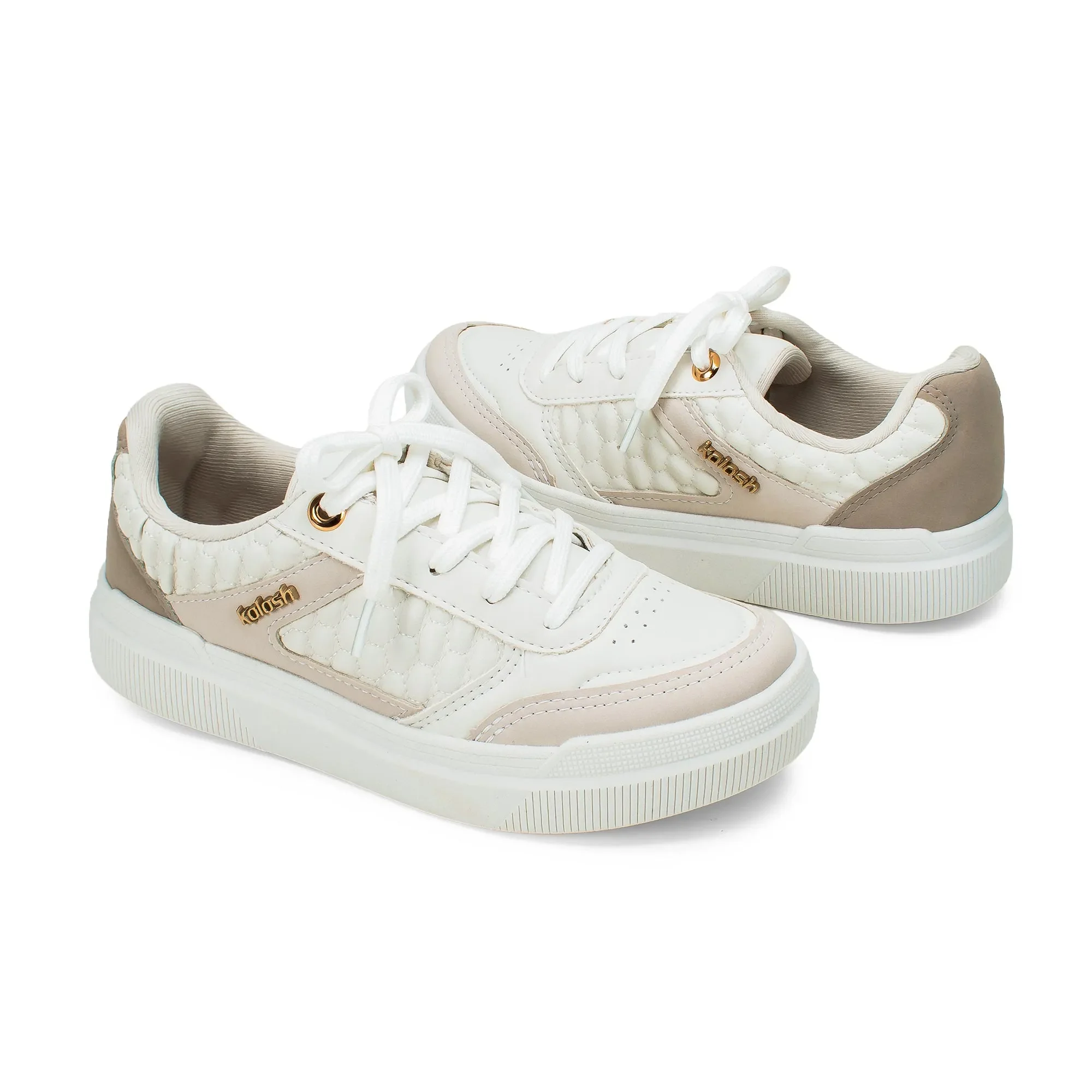 Tênis Feminino Kolosh Casual Sola Caixa - REF: C4301 Bege 4