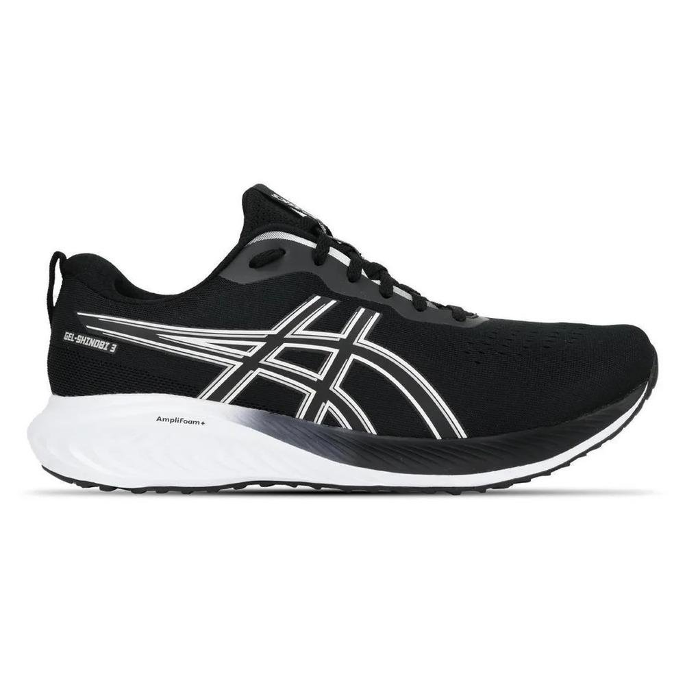 Tênis ASICS Gel Shinobi 3 Masculino - Conforto, Amortecimento e Desempenho (Ref: 1011C292) Preto 3