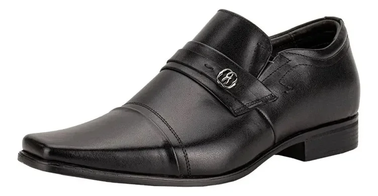 Sapato Masculino Jota Pe Soft em Couro - REF: 89003